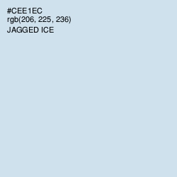 #CEE1EC - Jagged Ice Color Image